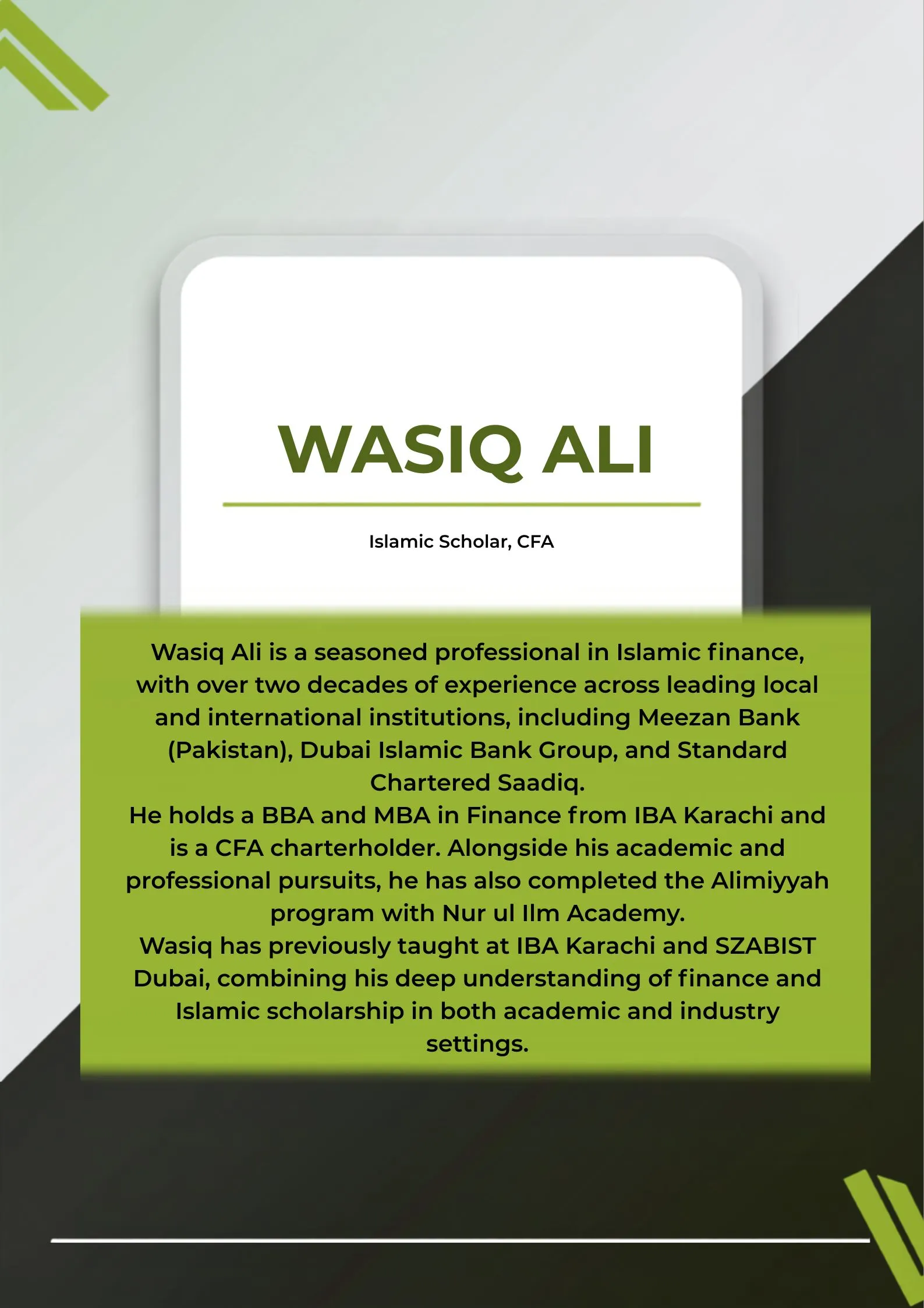 Wasiq Ali
